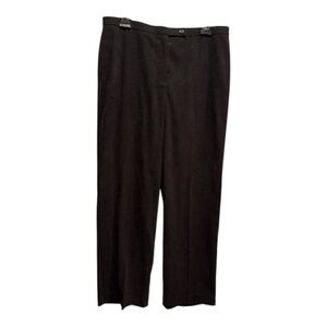 JM Collection Elegant Black Women's Pants size 12P soft Suede like material